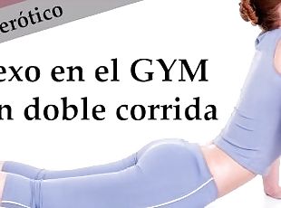 masturbación, orgasmo, amateur, anal, mamada, chorro-de-corrida, paja, doble, gimnasio