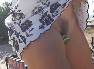 Poilue, Masturbation, Public, Chatte (Pussy), Femme, Cam, Voyeur, Culotte, Yacht, Clignotant