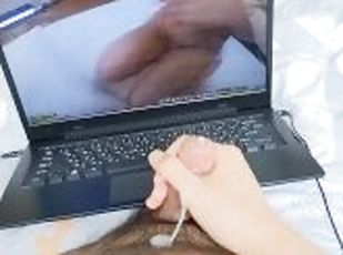 asiatique, masturbation, orgasme, étudiante, amateur, ejaculation-sur-le-corps, japonais, branlette, collège, solo