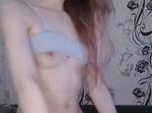 Masturbation, Transsexuelle, Maigre, Énorme bite, Ladyboy, Secousses, Mignonne, Belle, Bite