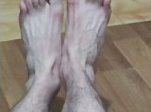 kosati, stidni, homo, masaža, stopala-feet, savršeni, fetiš, sami, medo, noge