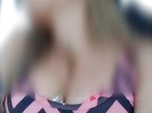 Masturbation, Orgasme, Public, Chatte (Pussy), Amateur, Milf, Voiture, Sexe habillé