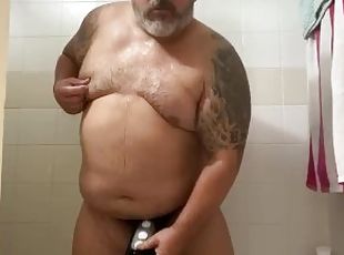 Bañando, Papá, Amateur, Maduro, Chorro de corrida, Gay, Bailando, Ducha, A solas, Papi