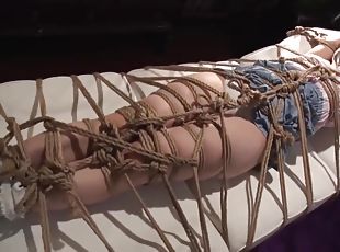 Asiatisk, Japansk, Bdsm, Føtter, Strømper (Stockings), Fetisj, Bondage, Brunette