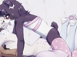 creampie, anime, hentaj, rozkošné-cute, tvrdé