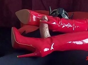 Peju, Hamba, Merangkap, Sperma, "fetish", Latex, Perempuan simpanan, But, "femdom"