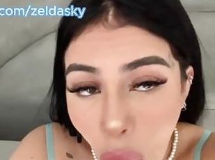POV: HOT LATINA GIVES YOU THE BEST BLOWJOB OF YOUR LIFE WHILE HER BOYFRIEND IS OUT OF TOWN