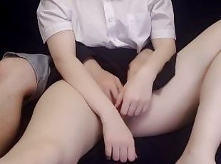 Asiatisk, Masturbation, Skolflicka, Amatör, Japansk, Trosor, Första gången, Hentai, Uniform, Hårt