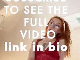 Clito, Masturbation, Monstre, Orgasme, Giclée, Amateur, Rousse, Mignonne, Gode, Solo