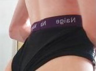 Dilettant, Homosexuell, Beule, Europäische, Euro, Frech, Allein, Twink, Tracht prügel, Unterwäsche (Underwear)