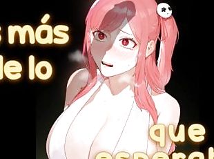 ALUMNA TIERNA CHUPA EL PENE CALIENTE DEL PROFESOR... asmr español anime