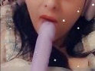 grosse, masturbation, orgasme, fellation, belle-femme-ronde, gode, fétiche