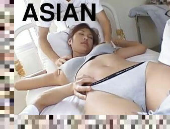 Sexy asian azusa ayano wakes up to harsh pounding