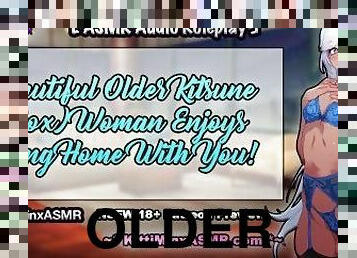 ASMR (Patreon Preview) - You Get Hot And Intimate With An Older Kitsune Woman! Hentai Audio Roleplay