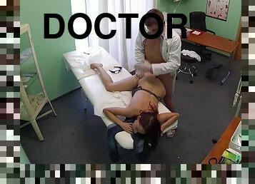 tricherie, bureau-office, giclée, amateur, médecin, massage, cam, espion, voyeur, assez