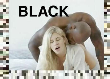 Perfect Blonde Black Cock