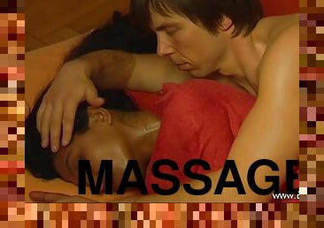 Fingering massage on the pussy