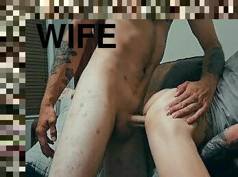 Wife cums to tell husband about her daddy