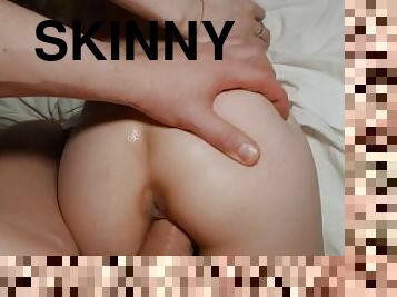 Watch Him Cum Inside Skinny Beauty in Passionate Sex