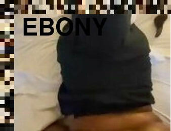 Ebony teen getting backshots
