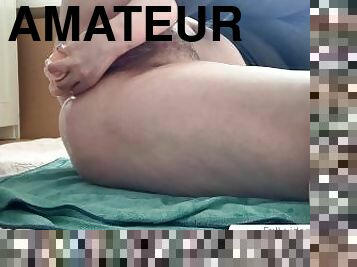 masturbação, orgasmo, esguincho, amador, anal, brinquedo, dedos, apertado, dildo, sozinho