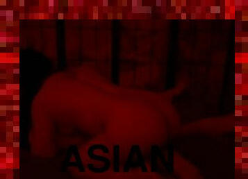 asiatisk, doggy, kone, amatør, blowjob, milf, mamma, japansk, svelging, cum