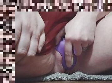 grosse, masturbation, orgasme, chatte-pussy, giclée, amateur, milf, belle-femme-ronde, solo