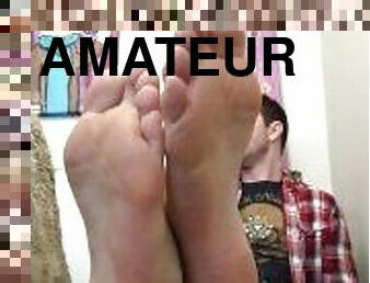 amaterski, stopala-feet, fetiš, sami, dominacija, dosadni