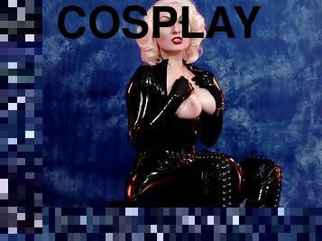 Arya Grander In Rubber Fetish Latex Catsuit High Quality Video