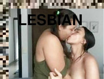 pantat, payudara-besar, clitoris-bagian-atas-vagina-paling-sensitif, amatir, lesbian-lesbian, remaja, latina, cantik, berambut-cokelat