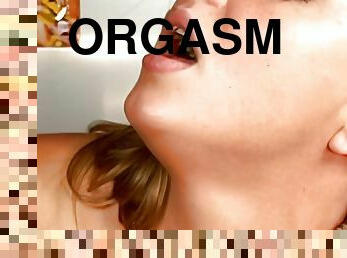 orgasmo, esguincho, hardcore, estrela-porno