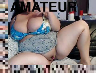 şişman, mastürbasyon-masturbation, amatör, genç, dolgun-güzel-kadın, iri-göğüslü, web-kamerası, kıç-butt, teşhircilik