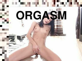 orgasme, vagina-pussy, amatir, remaja, permainan-jari