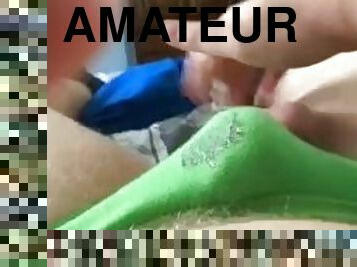 amateur, gay, joufflue, culotte, jeune-18, fétiche, solo, boules