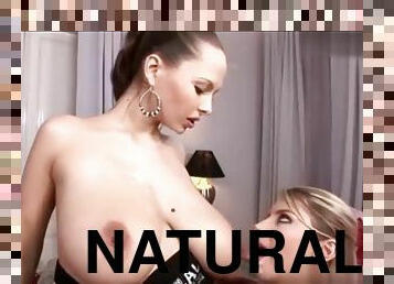 Girls on girls big natural breast sucking