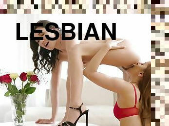 Vanna Bardot and Maya Woulfe lesbian porn