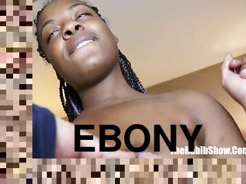 Phat booty first timer ebony lashay fucked pov