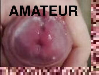 amateur, ejaculation-sur-le-corps, gay, branlette, joufflue, point-de-vue, collège, sperme, solo