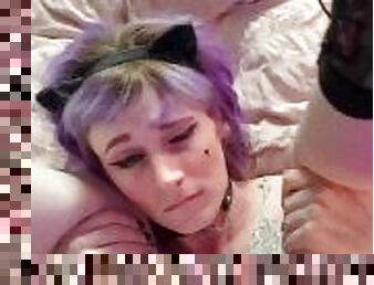 Cassie Moans Transgender Teen Spanked and Used Cum Slut