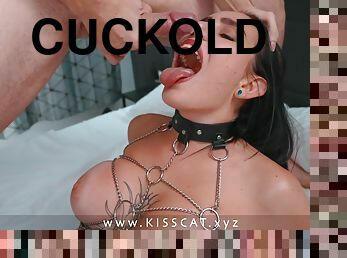 Cuckold Husband - Watch Stranger Fucks Wife By Big Cock And Cum On Face