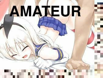 amateur, hentai, bout-a-bout, néerlandais