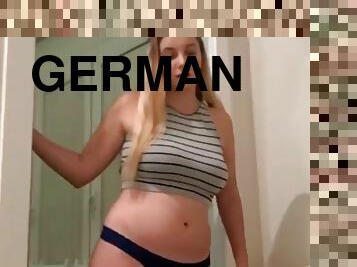 German guy fucks chubby sister