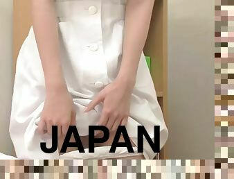 Gorgeous nurse ren azumi lets patient eat her japanese holes