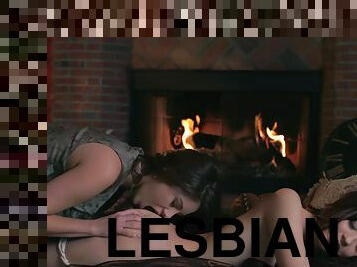 Pleasurable Cassie Laine sensual lesbian sex movie