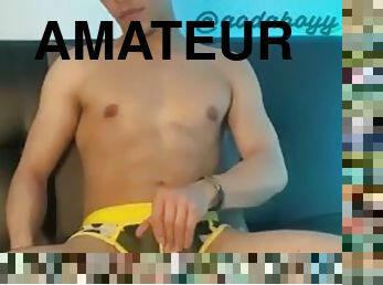 masturbation, amateur, ejaculation-sur-le-corps, ados, gay, latina, point-de-vue, jeune-18, mignonne, sperme