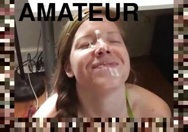 Amateur facials compilation #04