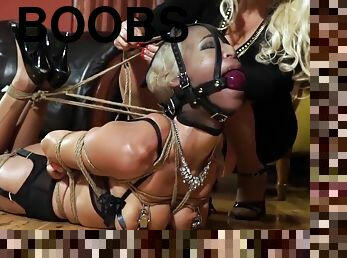 cul, gros-nichons, chatte-pussy, lesbienne, milf, bdsm, blonde, seins, bondage