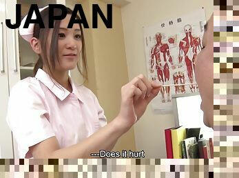 asiatic, asistenta, jet-de-sperma, japoneza, tanar18, actiune, fetish, spital, uniforma