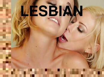 tetas-grandes, coño-pussy, babes, lesbiana, besando, pechugona, madura