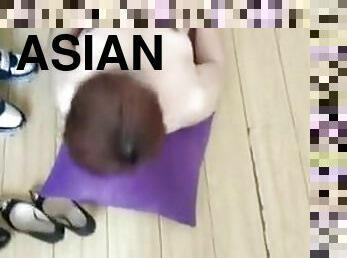 Asian lesbian femdom